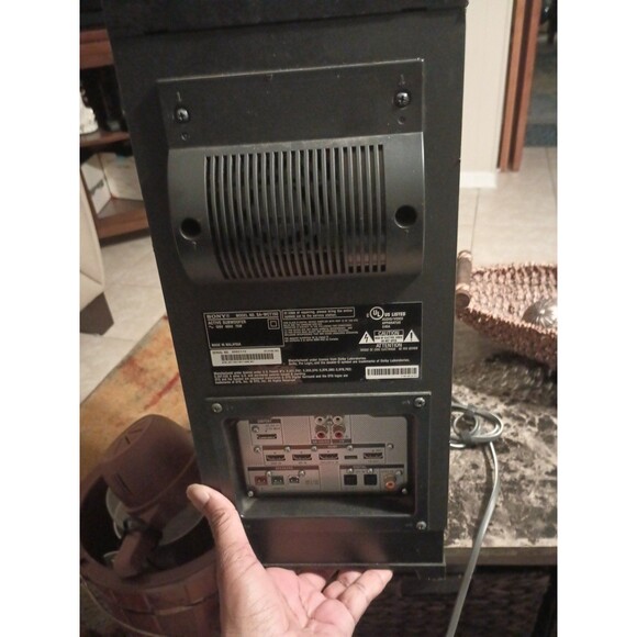 Sony SA-WCT150 Subwoofer for HT-CT150 Home Audio System - Black - Picture 4 of 7